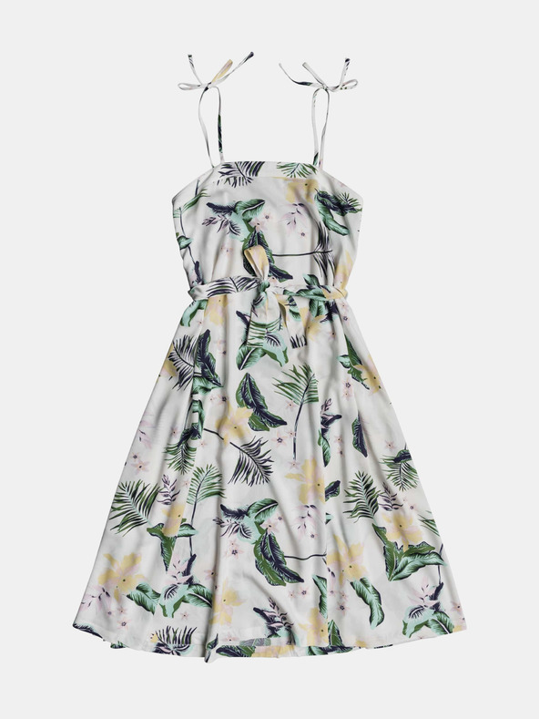 Roxy Maglietta midi bianca a fiori Roxy