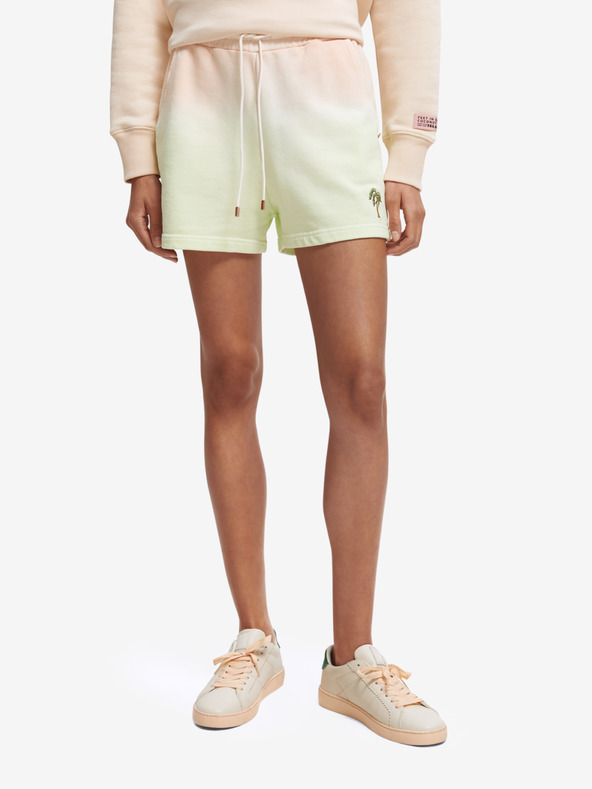 Scotch & Soda Pantaloncini Scotch & Soda da donna verde albicocca