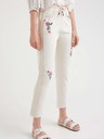 Desigual Crema Pantaloni floreali da donna Desigual Lita