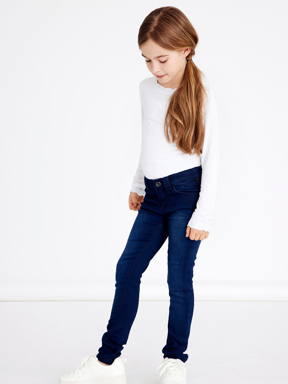 name it Jeans da bambina blu scuro name it Polly