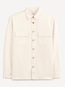 Celio Camicia di jeans beige da uomo Celio Battery