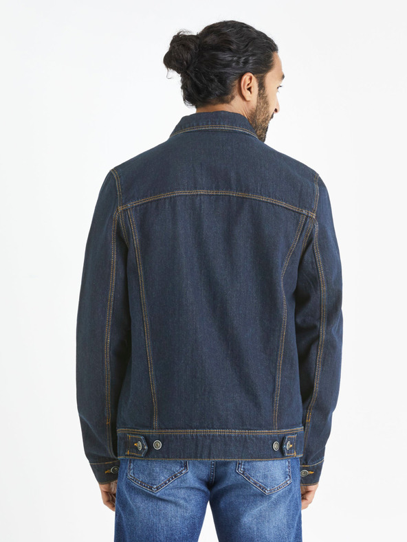 Celio Giacca denim da uomo blu scuro Celio Budens
