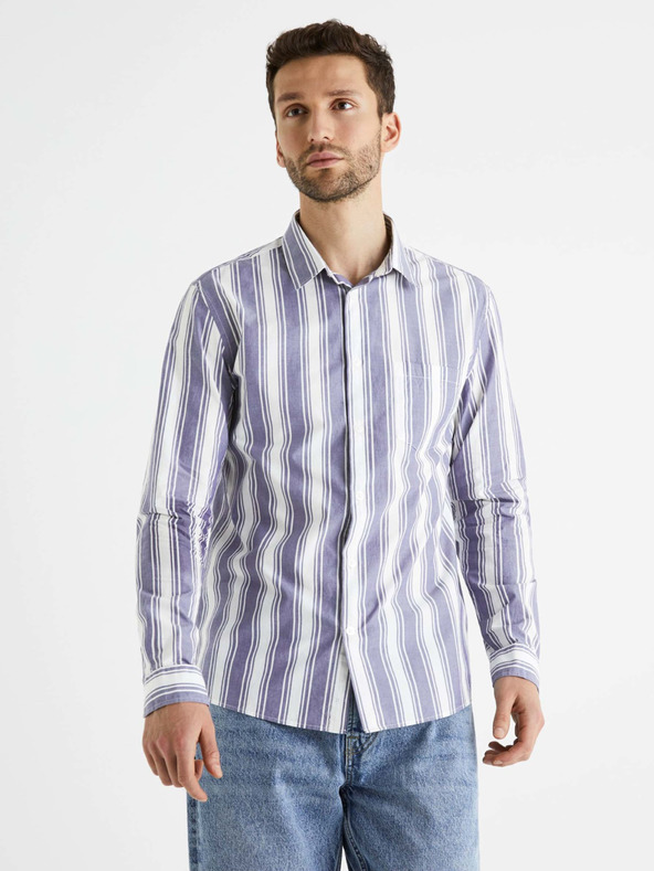 Celio Camicia in cotone Bastripes Celio