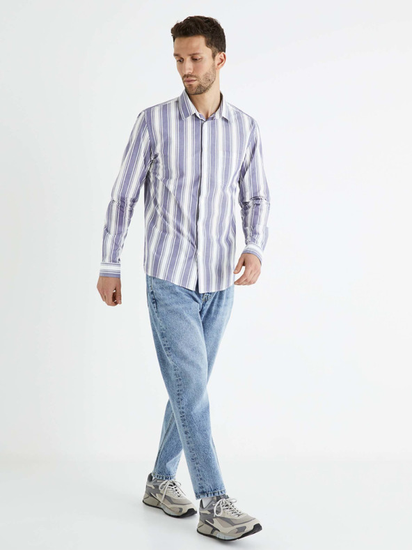 Celio Camicia in cotone Bastripes Celio
