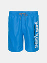 Sam 73 Pantaloncini da bagno stampati blu da uomo SAM 73