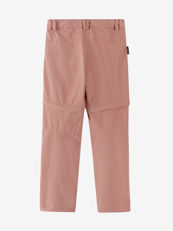 Reima Pantaloni rosa chiaro per bambina con gambe staccabili Reima Virrat