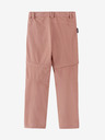 Reima Pantaloni rosa chiaro per bambina con gambe staccabili Reima Virrat