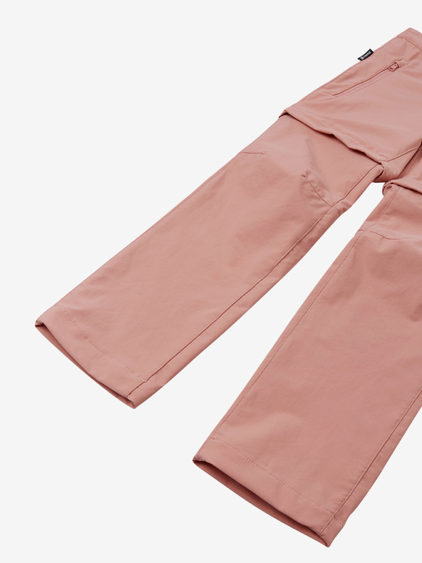 Reima Pantaloni rosa chiaro per bambina con gambe staccabili Reima Virrat