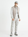 Celio Gilet trapuntato grigio chiaro da uomo Celio Bulock