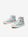 Converse Sneakers alla caviglia blu e bianche per bambini Converse Sweet Scoops