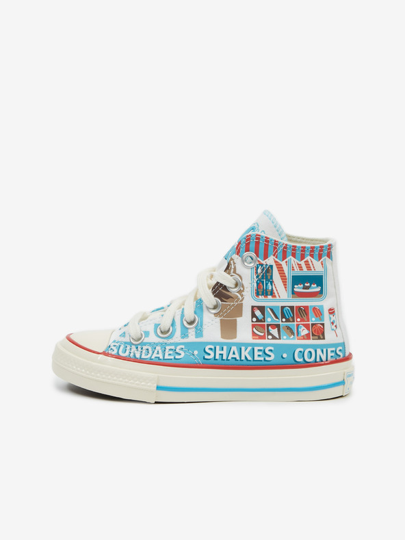 Converse Sneakers alla caviglia blu e bianche per bambini Converse Sweet Scoops