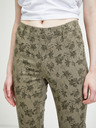 CAMAIEU Pantaloni slim fit a fantasia color cachi CAMAIEU