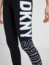 DKNY Leggings sportivi da donna neri DKNY