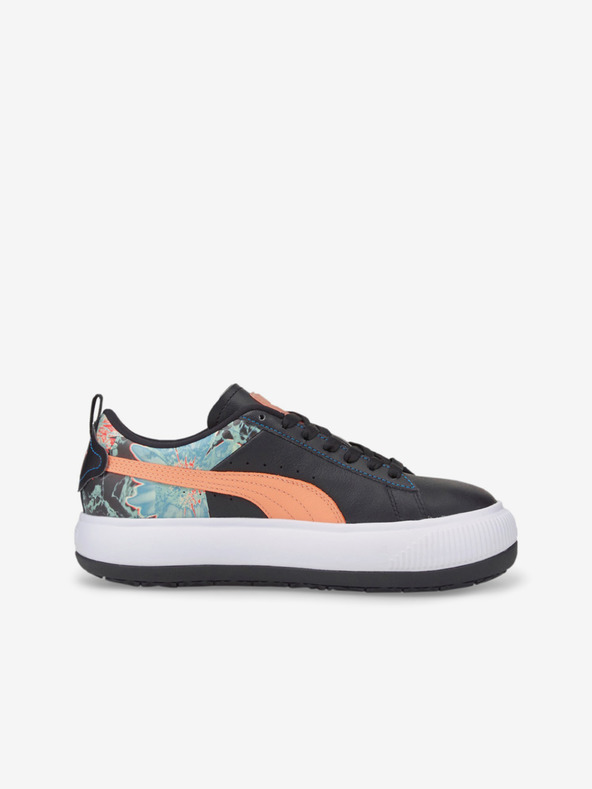 Puma Scarpe da ginnastica nere da donna in pelle Puma Mayu