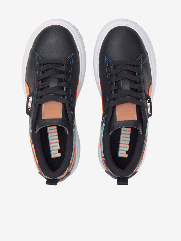 Puma Scarpe da ginnastica nere da donna in pelle Puma Mayu