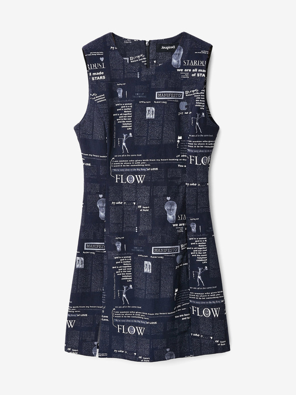 Desigual Abito nero da donna Desigual Lea a fantasia