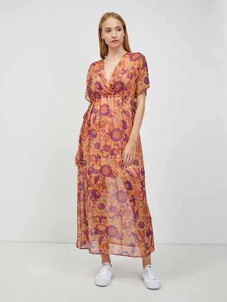 Orsay Maxi abito floreale arancione ORSAY