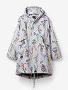 Desigual Parka Desigual Fele grigio chiaro da uomo con fantasia e inserto staccabile
