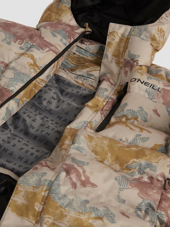 O'Neill Giacca invernale trapuntata O'Neill Mountain beige da uomo