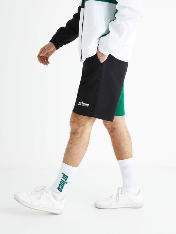 Celio Pantalone da uomo nero e verde Celio Prince