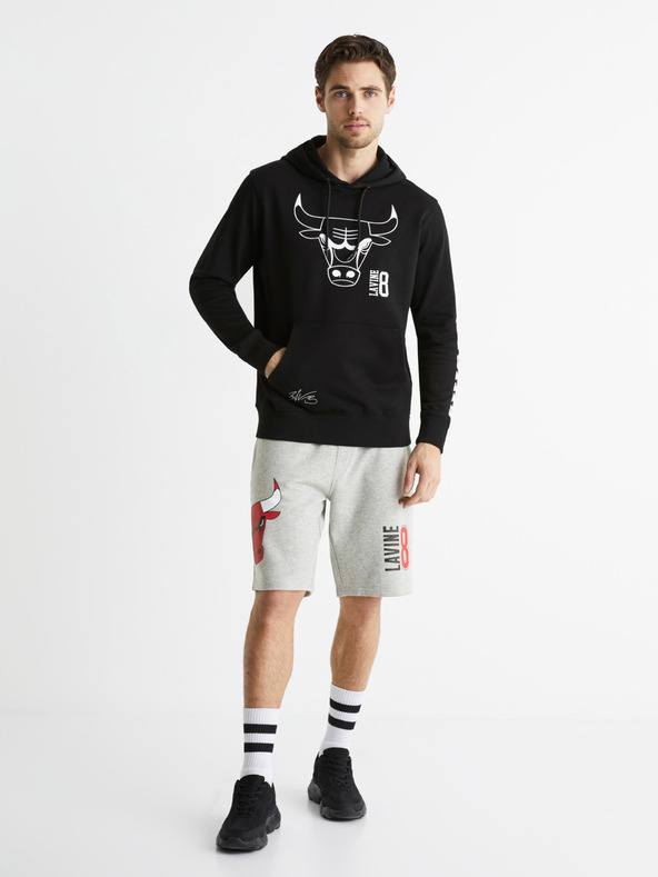 Celio Celio NBA Chicago Bulls Pantaloni da ginnastica da uomo grigi