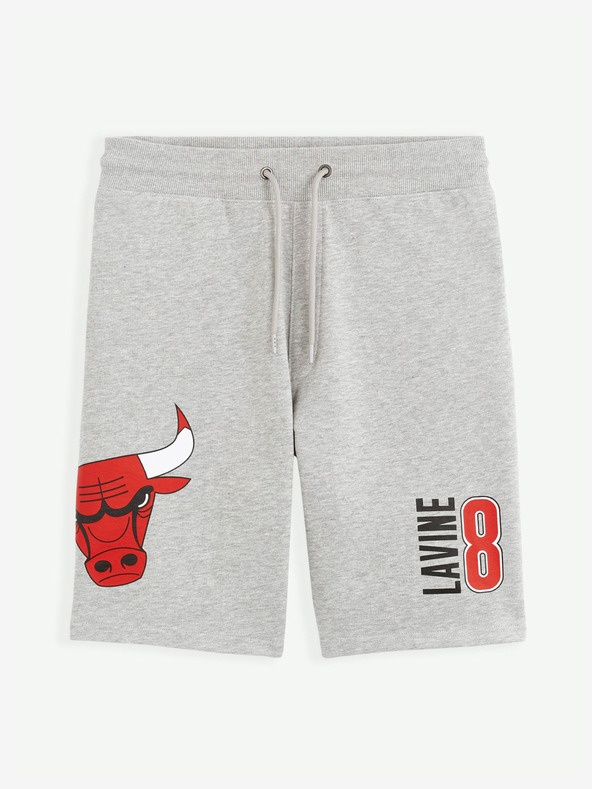 Celio Celio NBA Chicago Bulls Pantaloni da ginnastica da uomo grigi