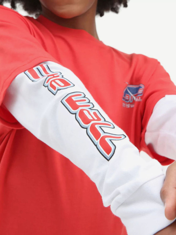 Vans Maglietta da bambino bianca e rossa VANS