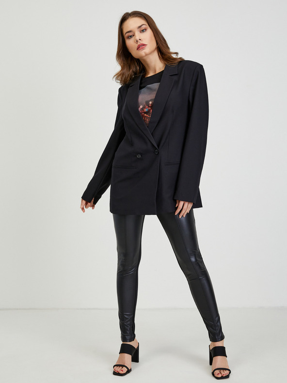 Tom Tailor Denim Giacca nera da donna con cappuccio Tom Tailor Denim