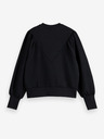Scotch & Soda Felpa nera da donna con maniche a palloncino Scotch & Soda