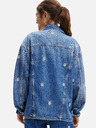 Desigual Giacca in denim blu da donna a fantasia Desigual Aramis