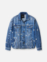 Desigual Giacca in denim blu da donna a fantasia Desigual Aramis