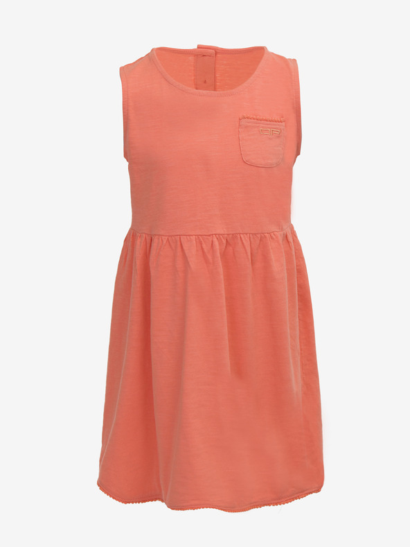 ALPINE PRO Vestito arancione per bambina ALPINE PRO GUSTO