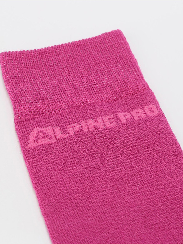 ALPINE PRO Calze unisex ALPINE PRO KLAMO rosa