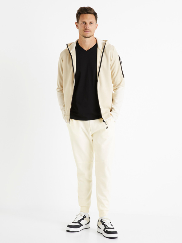Celio Pantaloni Celio Donewyoke crema da uomo