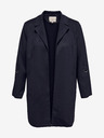 ONLY CARMAKOMA Cappotto leggero da donna blu scuro in pelle scamosciata ONLY CARMAKOMA Joline