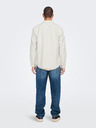 ONLY & SONS Camicia top in velluto a coste da uomo color crema ONLY & SONS Alp