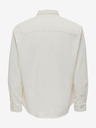 ONLY & SONS Camicia top in velluto a coste da uomo color crema ONLY & SONS Alp