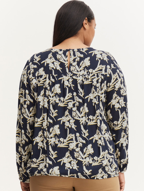 Fransa Camicia floreale bianca e blu Fransa