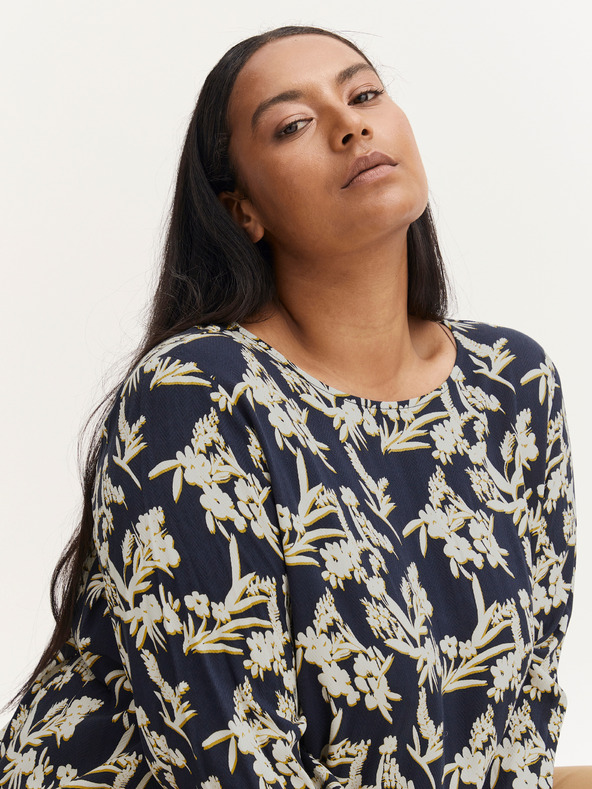 Fransa Camicia floreale bianca e blu Fransa