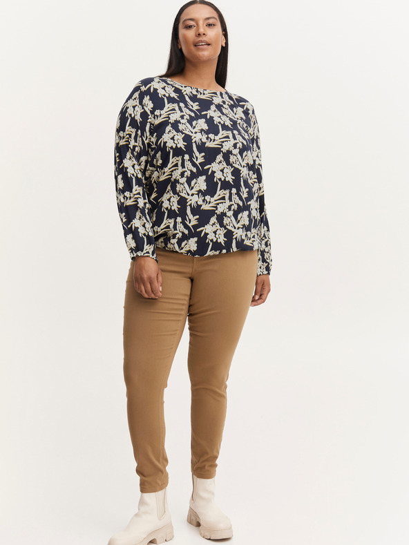 Fransa Camicia floreale bianca e blu Fransa