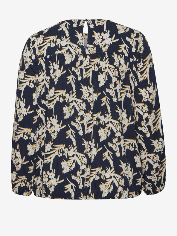 Fransa Camicia floreale bianca e blu Fransa