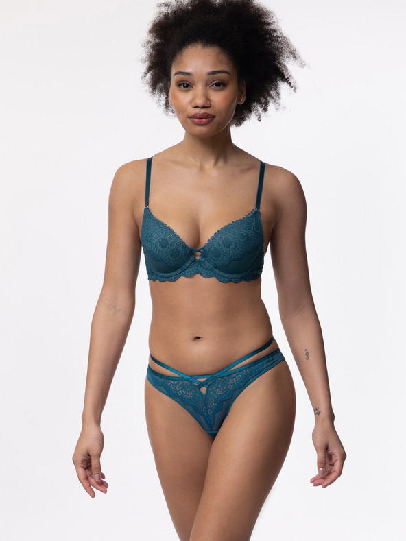 DORINA Perizoma in pizzo da donna Petrol DORINA Esme