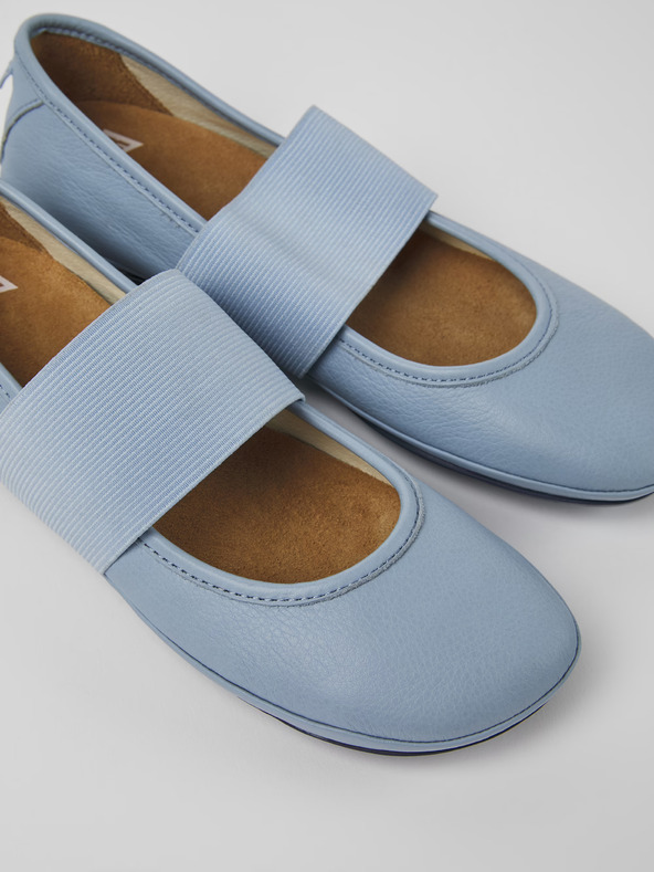 Camper Ballerine Camper in pelle blu da donna
