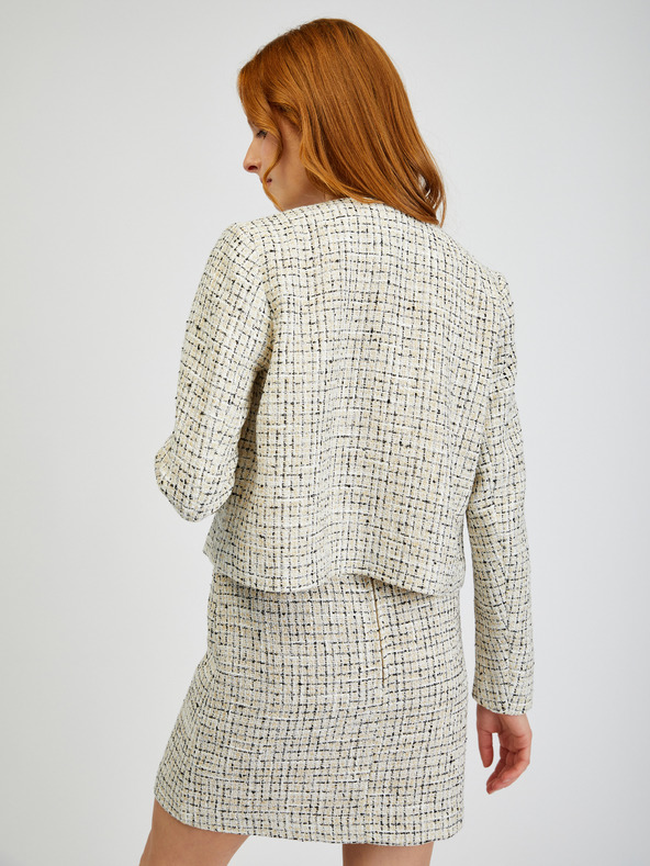 Orsay Giacca fantasia da donna color crema ORSAY