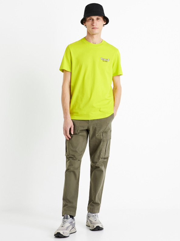 Celio Maglietta Celio Dragon Ball Z giallo neon da uomo