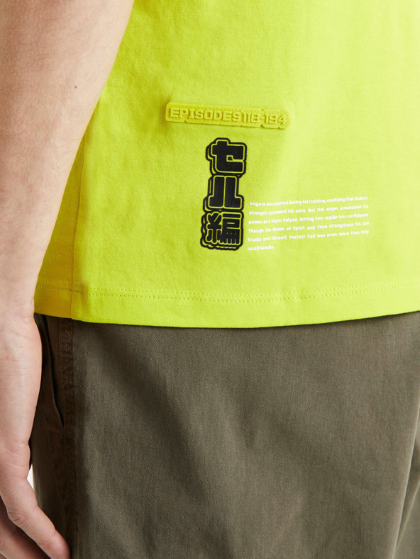 Celio Maglietta Celio Dragon Ball Z giallo neon da uomo