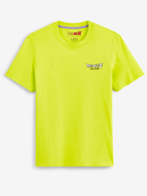 Celio Maglietta Celio Dragon Ball Z giallo neon da uomo