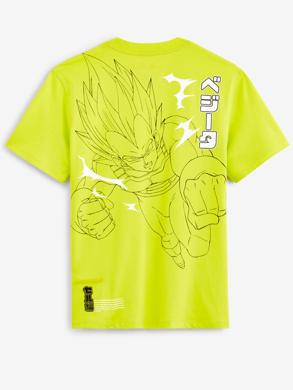 Celio Maglietta Celio Dragon Ball Z giallo neon da uomo