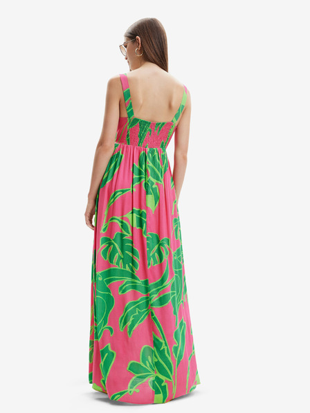 Desigual Abito fantasia verde e rosa Desigual donna Damila