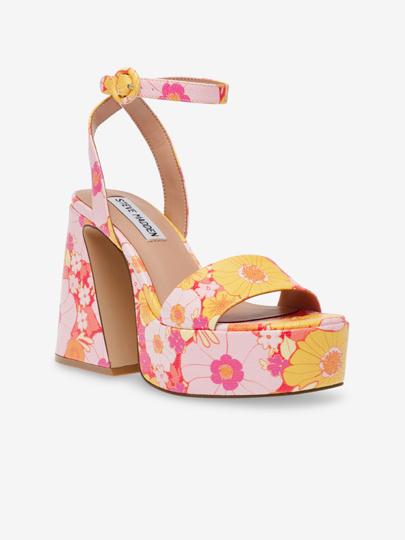 Steve Madden Sandali con tacco da donna arancione e rosa Steve Madden